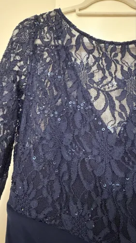 Vestido Longo Ralph Lauren Azul Marinho - GG