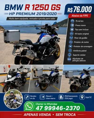 GS 1250 HP Premium KIT BAIXO original 2020