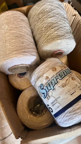 Fio artesanal para crochê
