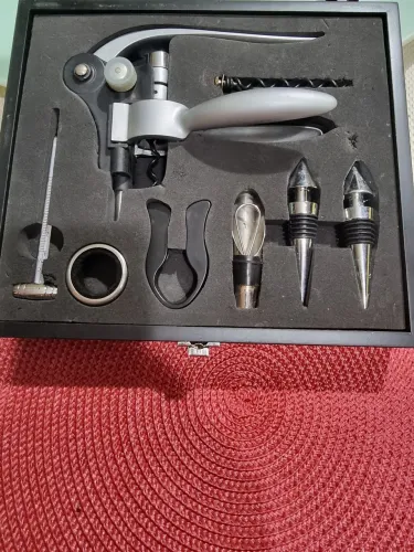 Abridor de vinho completo