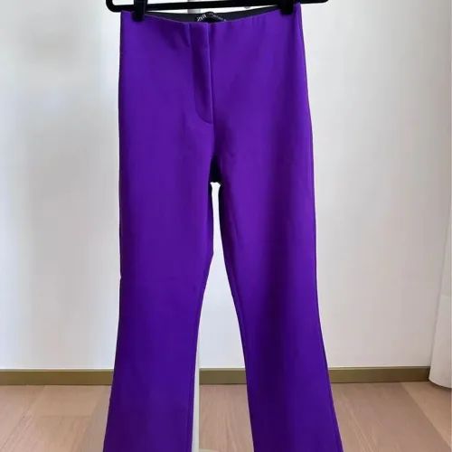 Calça Alfaiataria Zara Roxa