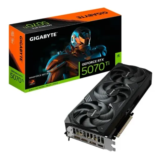 Placa de vídeo RTX 5070 Ti com NF e 2 anos de garantia