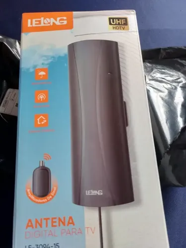 Antena Digital para TV com Amplificador de Sinal NOVA