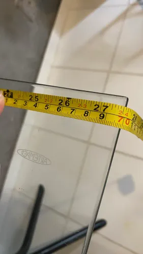 Mesa retangular vidro temperado 