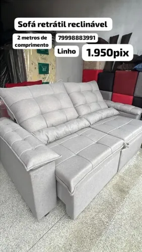Sofá retrátil reclináveis 