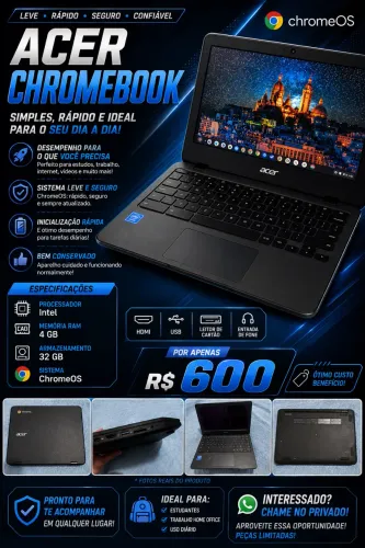 VENDE-SE CHROMEBOOK