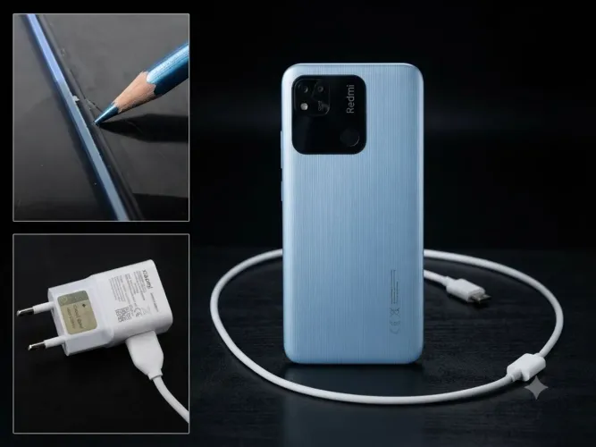 Xiaomi Redmi 10A 128GB 4GB RAM + Carregador Samsung | Tela Rachadamente minúscula | R$ 250