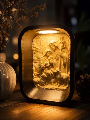 luminária da Sagrada Família