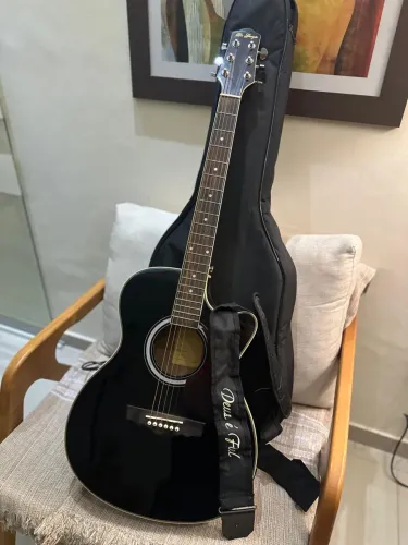 Violão Di Giorgi Iron Bk Eletronico