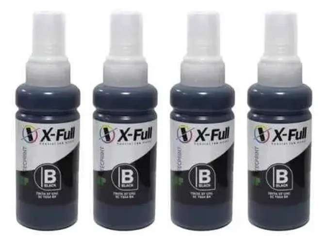 4x Tinta T664 Compatível Epson L375 L395 L565 BLACK