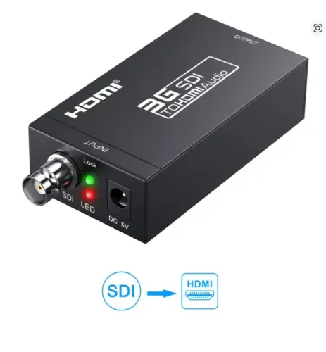 Conversor Rf Para Hdmi 1080p Sdi Bnc