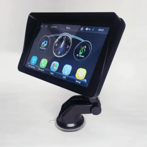 Multimídia Portátil USB Bluetooth Carplay Android auto