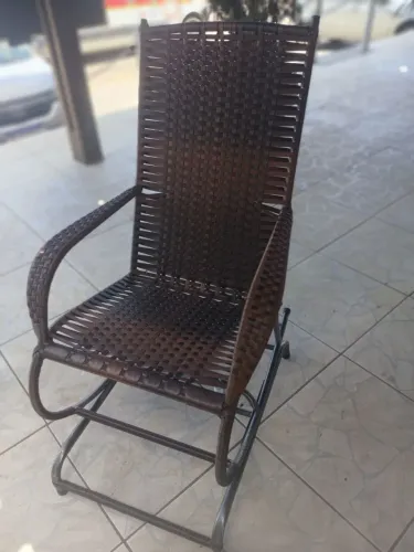 Cadeira de balanço fibra siliconizadaca prova de sol e chuva 