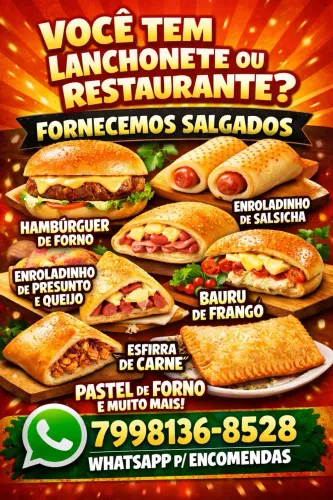 SALGADOS PARA LANCHONETE