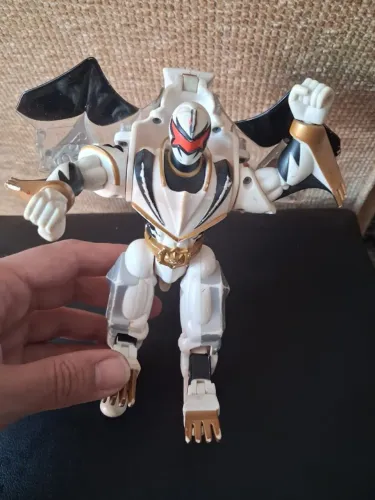 Power Rangers Dino Thunder White Transforming Bandai 2003