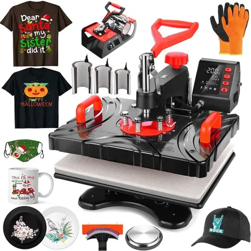 Prensa Térmica par  Sublimação Camisa Caneca Boné Canetas Pratos Azulejos