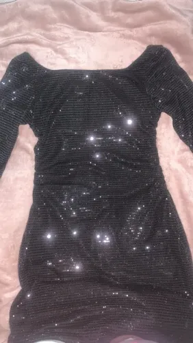 VESTIDO BRILHO FEMININO