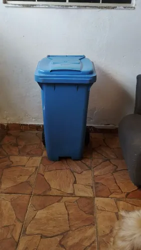 Carrinho de coletor de lixo