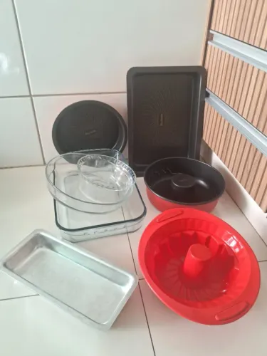 Kit de formas e assadeiras