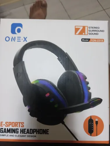Headset 7.1 RGB usb novo