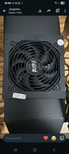 Fonte real 500w 80 Plus White 