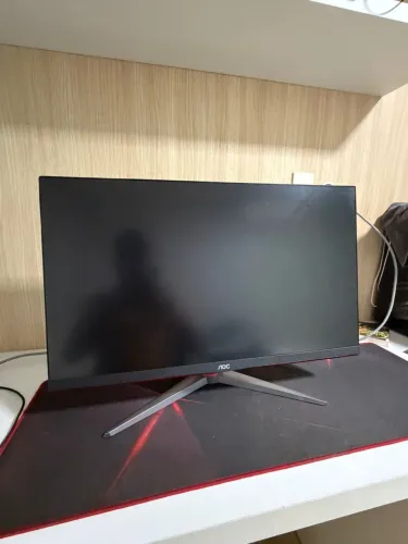 Monitor Gamer Hero 27'' Quad 1440p Qhd 155hz 1ms Q27g2 Aoc Preta/vermelho