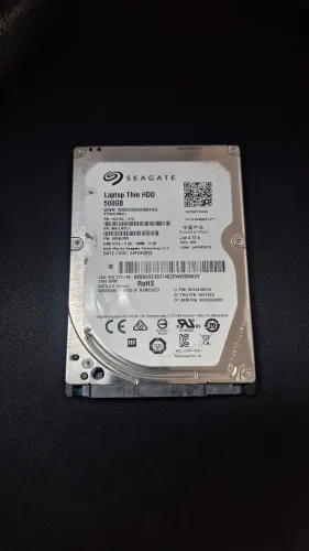 HD Seagate 500GB p/ Notebook - 7200 RPM