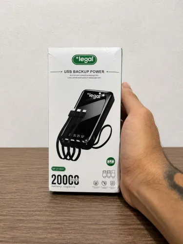 Power Bank 20.000mAh - Carregador portátil turbo 