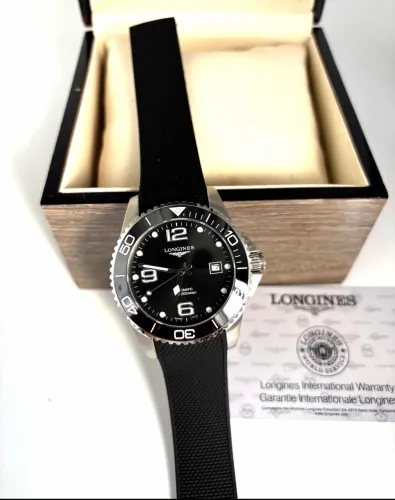 Longines HydroConquest 41mm Automático Linha Premium AAA+ Preto