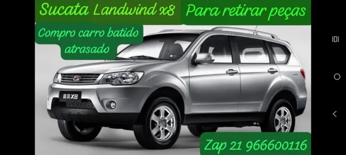 Landwind x8 Catonho sucatas para retirar peças 