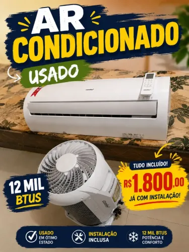 AR CONDICIONADO SPLIT 12.000 BTUs