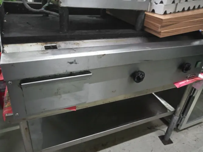 Chapa Macon 108 cm , inox 