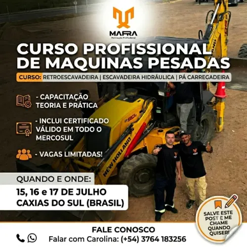 CURSO MÁQUINAS PESADAS