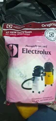 Kit sacos descartáveis original eletrolux sacos com 3 unidades
