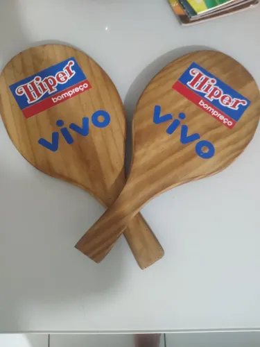 raquete rara de frescobol hiper