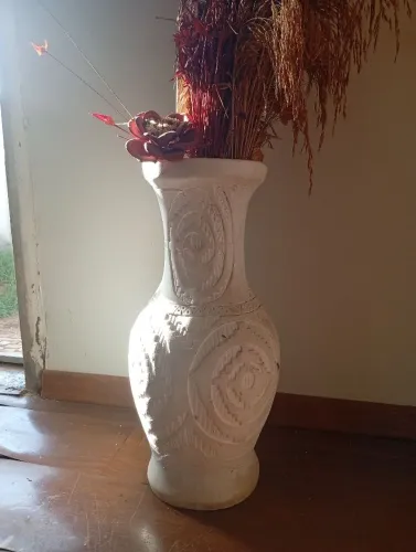 Vaso de Gesso - Decoração linda
