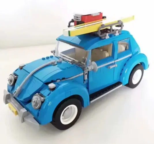 BLOCOS DE MONTAR FUSCA BEETLE WOLKSWAGEN 1167 PEÇAS MOD 10252/21003 TIPO LEGO MARCA MEGA