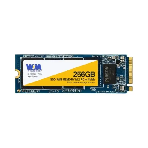 SSD M.2 NVMe 256GB Winmemory Leitura 2280MB/S Gravação 1500MB/S - SWG256G-N12H - WZetta