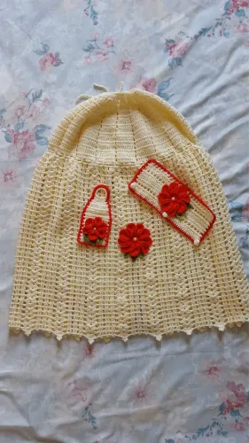 Kit de fogão em crochê