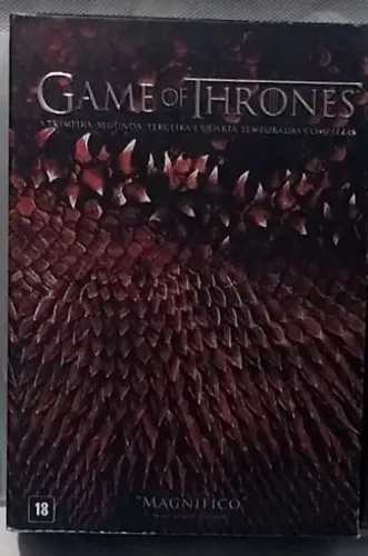 box dvd Game of Thrones 1 a 4 temporada