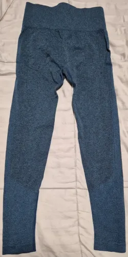 Calça Legging Sem Costura - AZUL