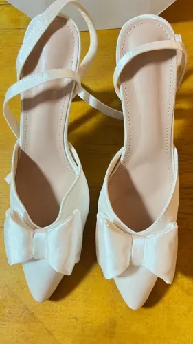 Sapato Branco com laço