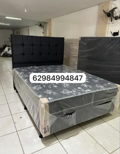Cama box casal simples entregamos parcelamos sem juros