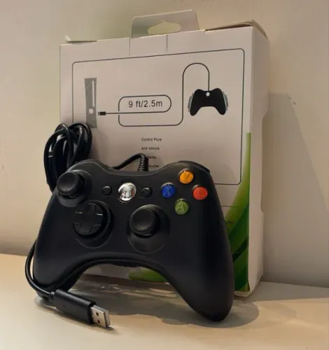 CONTROLE XBOX 360 NA CAIXA NOVO