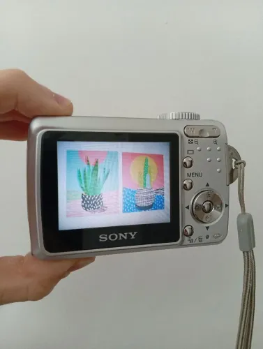 Sony Cybershot DSC S500 funcionando