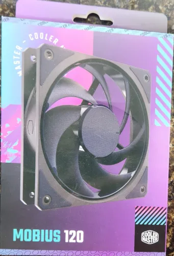 Fan Cooler Master Mobius 120 mm preto