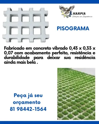 Combograma concreto vibrado
