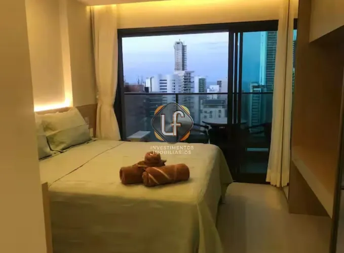 Apartamento Novo Vista Mar - Studio 27m2 - Porteira Fechada - Beach Class Meireles - Inves
