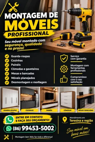 Montagem de todos os tipos de móveis