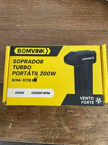 Soprador turbo portátil 200w